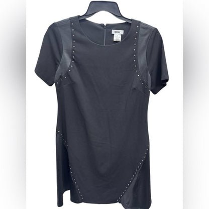DKNY Black Studded Mini Dress