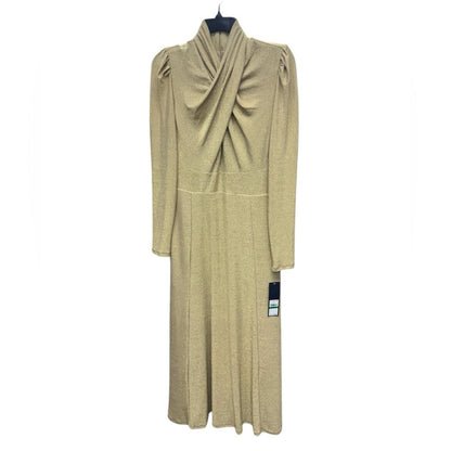 Rachel Rachel Roy Elegant Long Sleeve Gold Dress