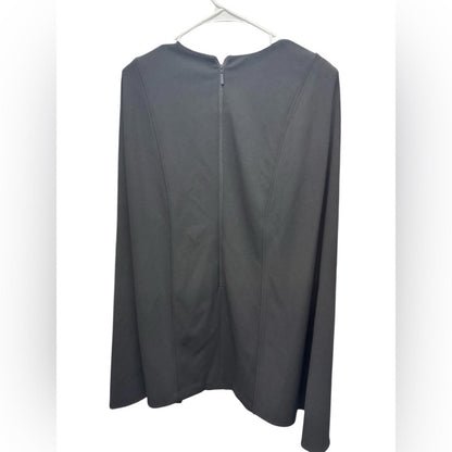 Calvin Klein Black Mini Cape Dress