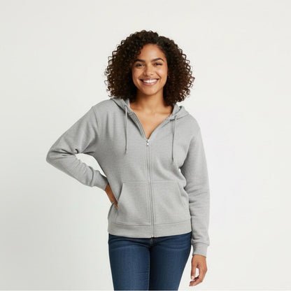 Ideology Light Gray Women's Hoodie