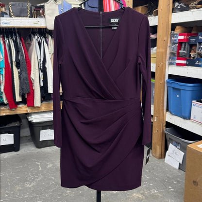 Dkny Elegant Purple Dress