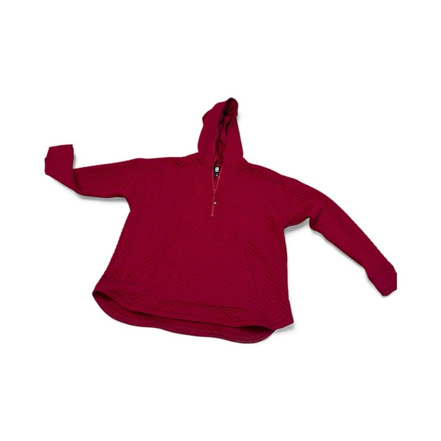 Ideology Maroon Quilted Hoodie