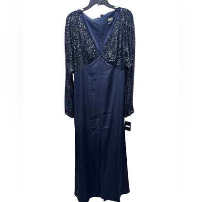 DKNY Midnight Blue Sequin Dress