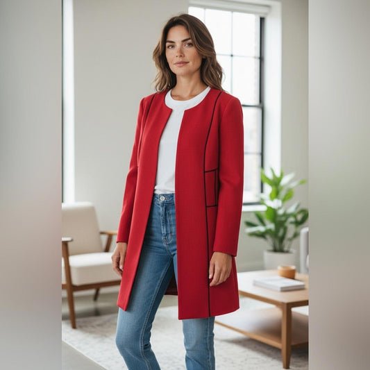 Kasper Elegant Red Women's Blazer
