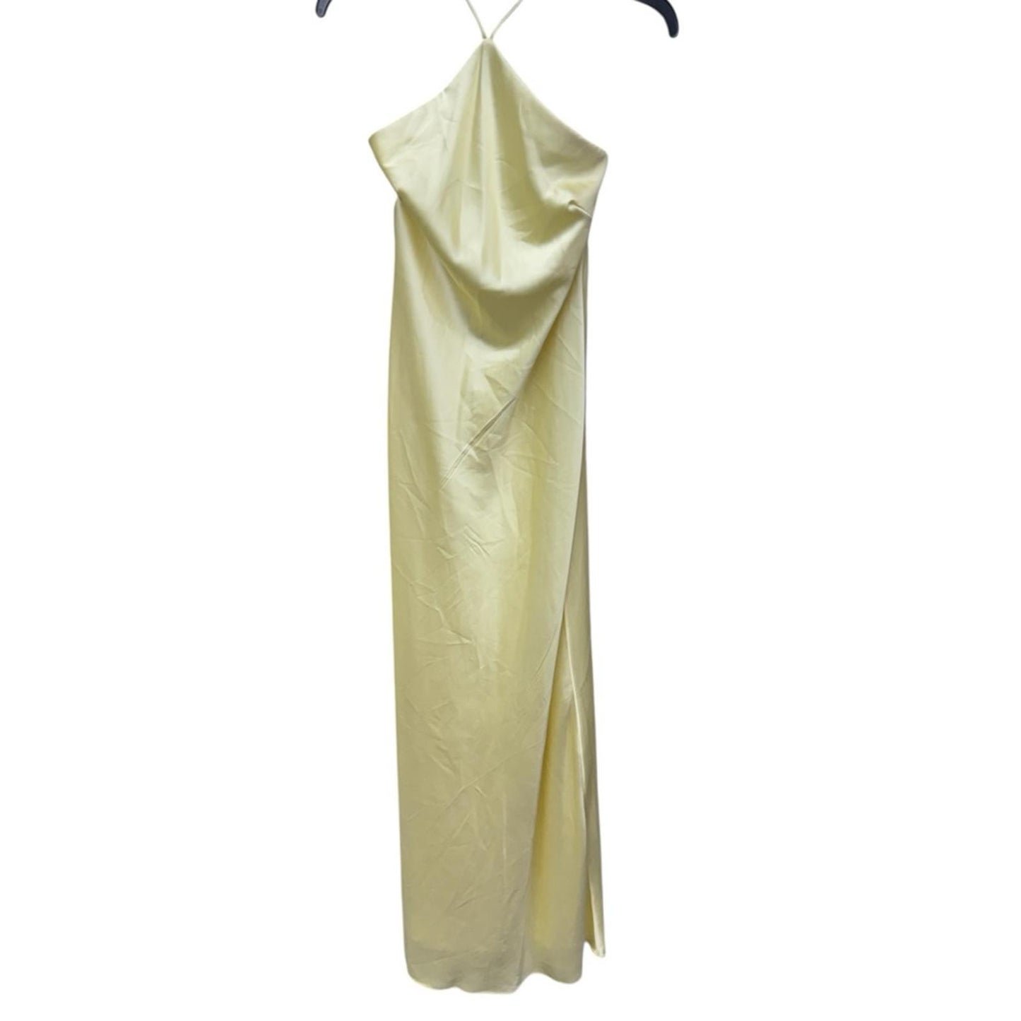 Morgan & Co. Strapless Cream Dress Maxi
