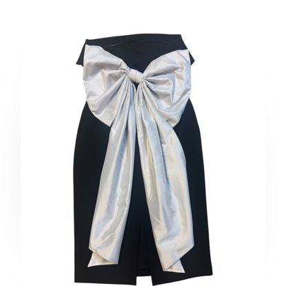Donna Karan Black Strapless Dress