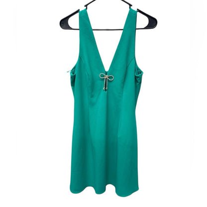 Adrianna Papell Green Sleeveless Dress