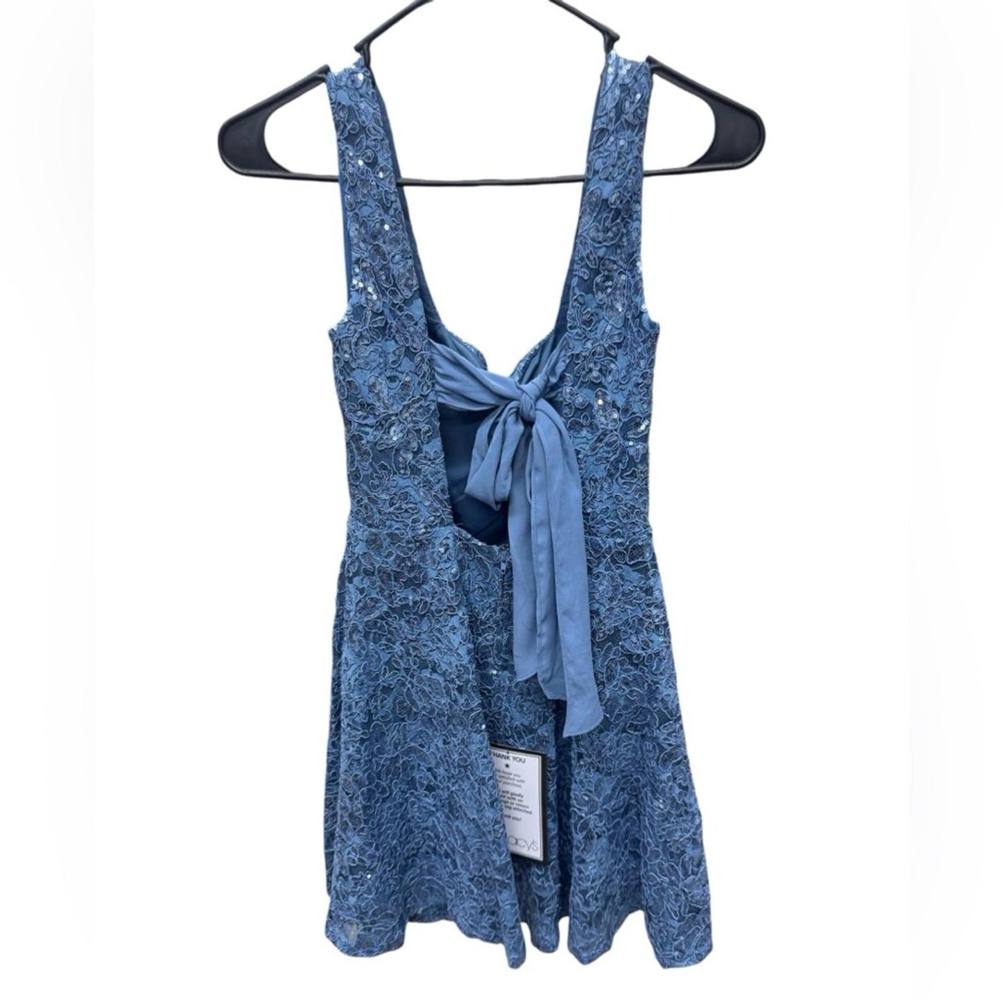 City Studio Blue Sleeveless Dress