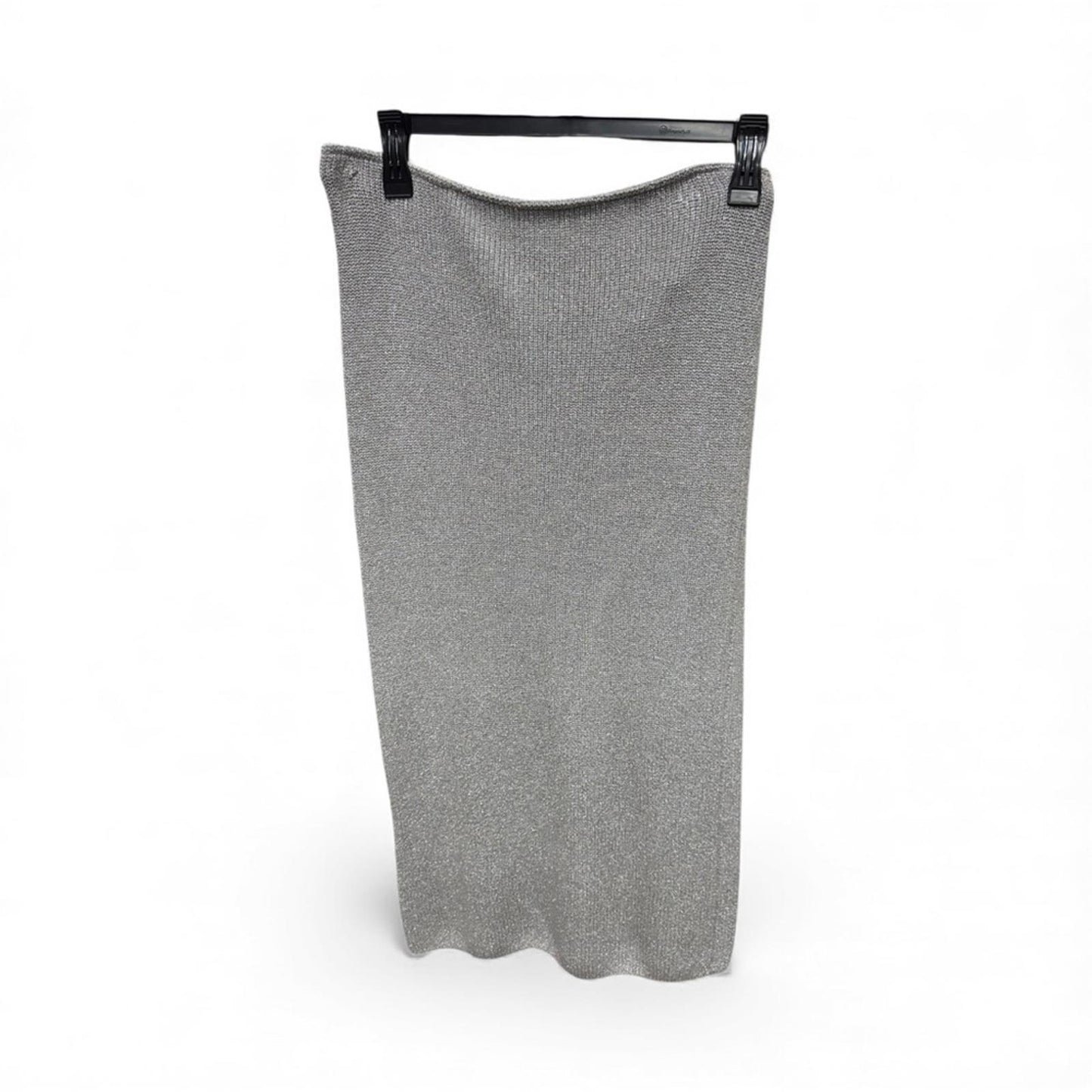 Vince Camuto metallic silver Maxi Skirt