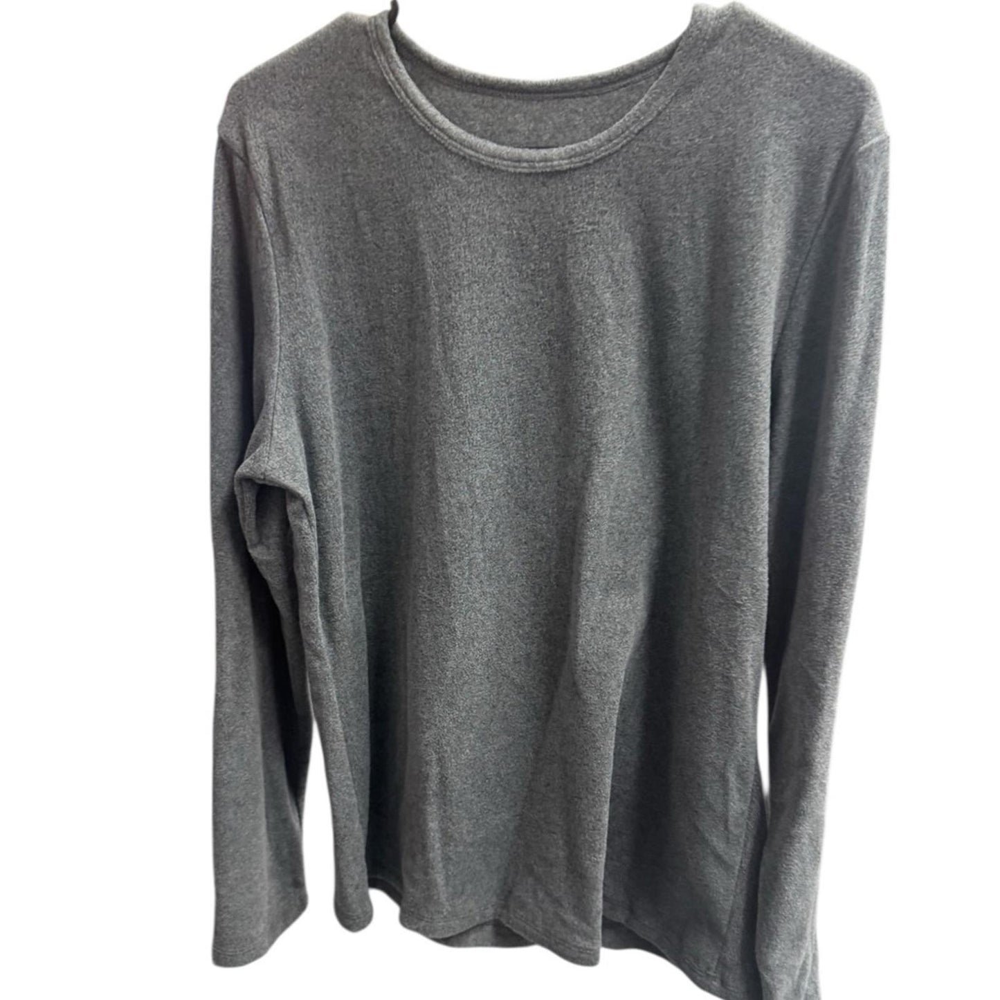 Cuddl Duds Women's Charcoal Long Sleeve Top