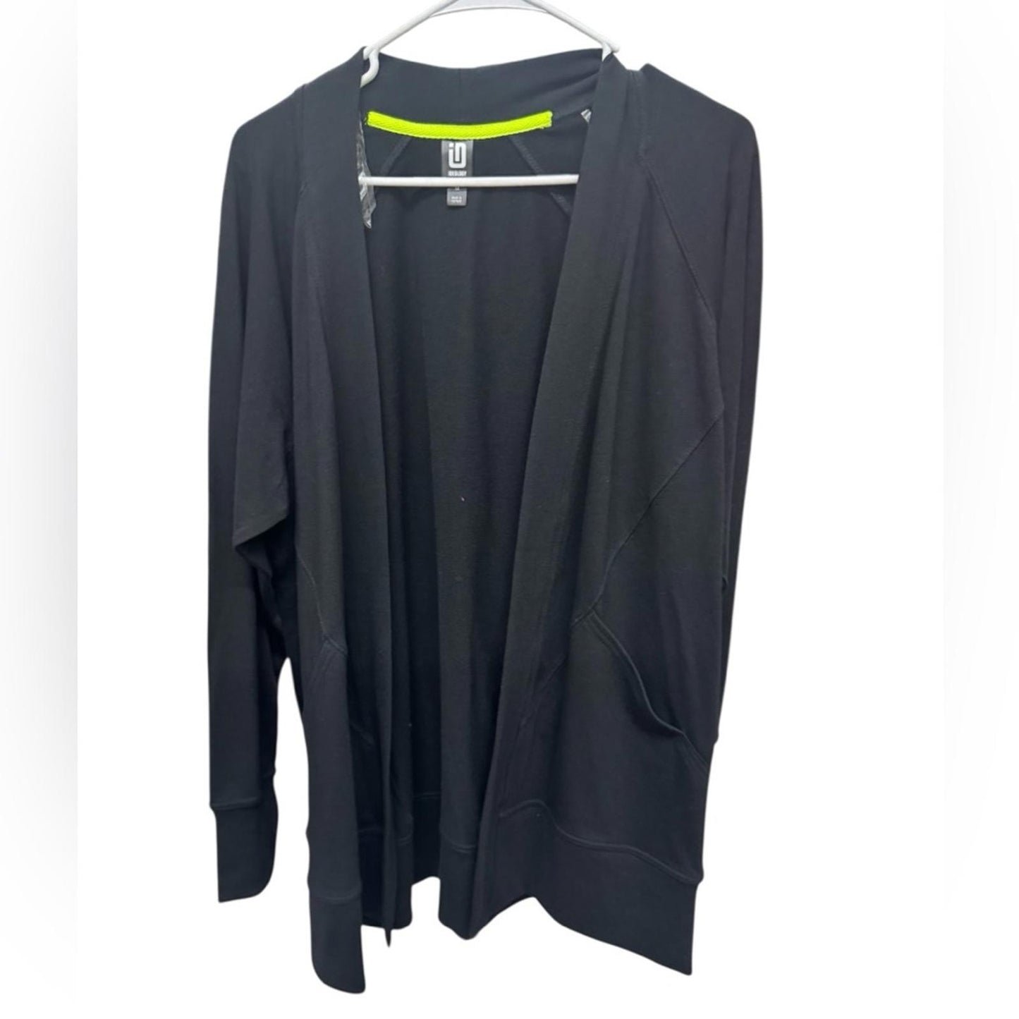 Ideology Women's Black Open Cardigan