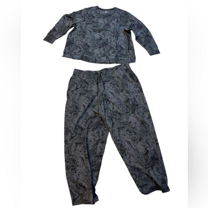 Ideology Charcoal Patterned Lounge Set